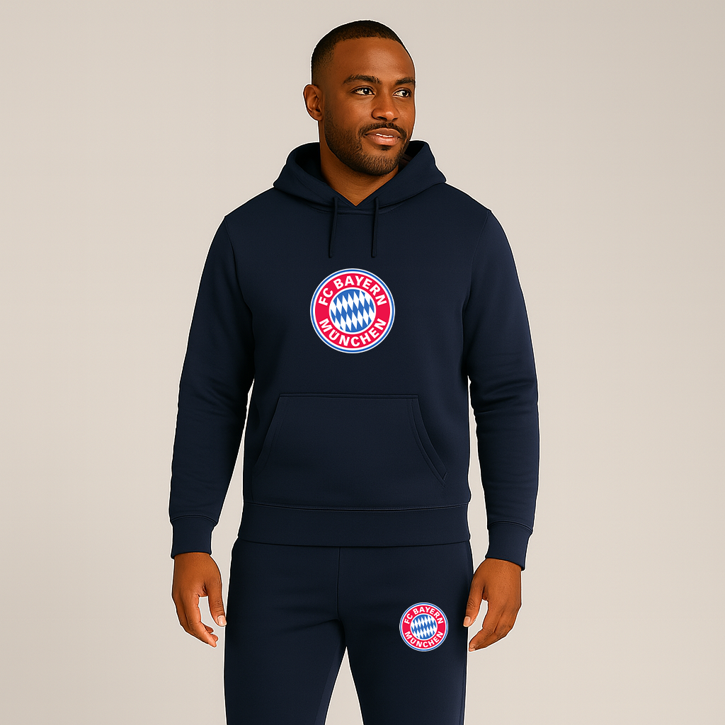 Men's F.C. Bayern Munchen Soccer Logo Hoodie Joggers Set
