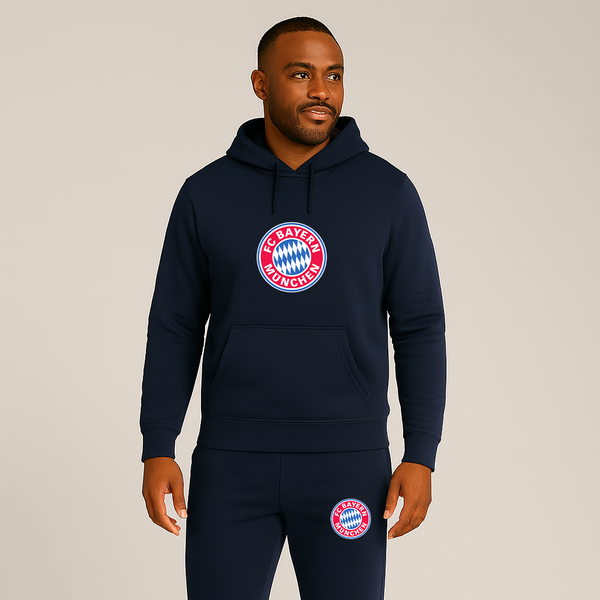Men's F.C. Bayern Munchen Soccer Logo Hoodie Joggers Set