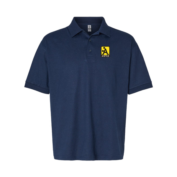 Men's A Style Logo Dry Blend Polo