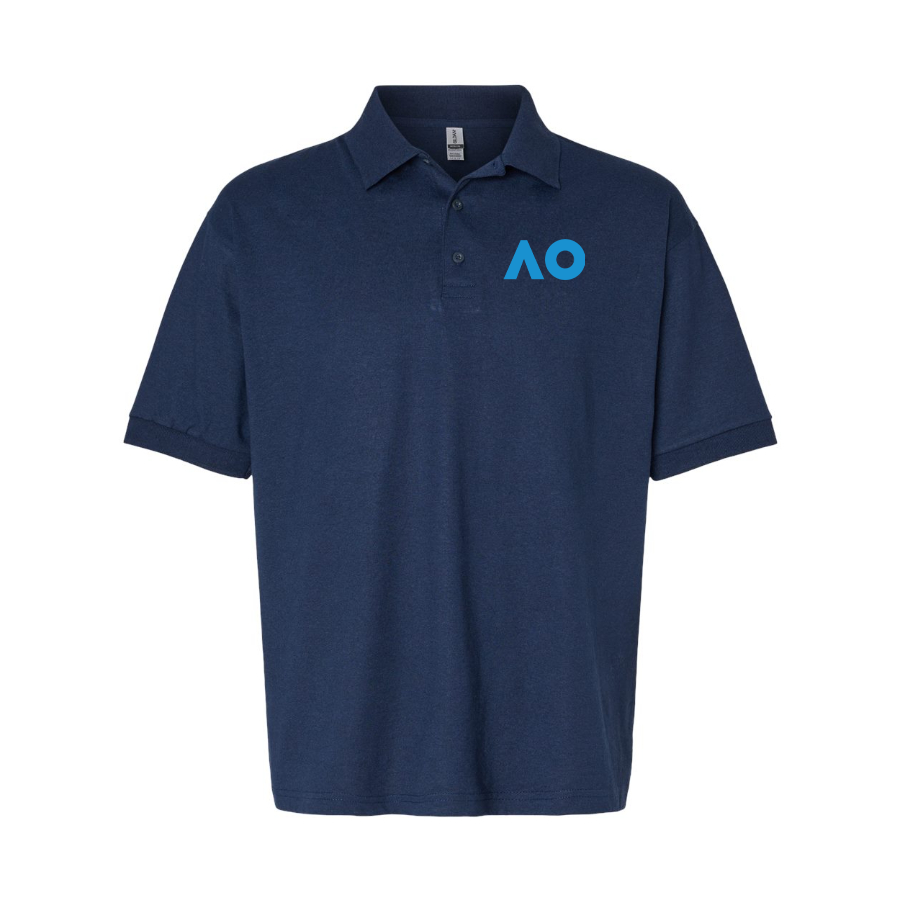Men's Australian Open Logo Dry Blend Polo