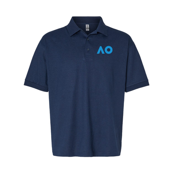 Men's Australian Open Logo Dry Blend Polo