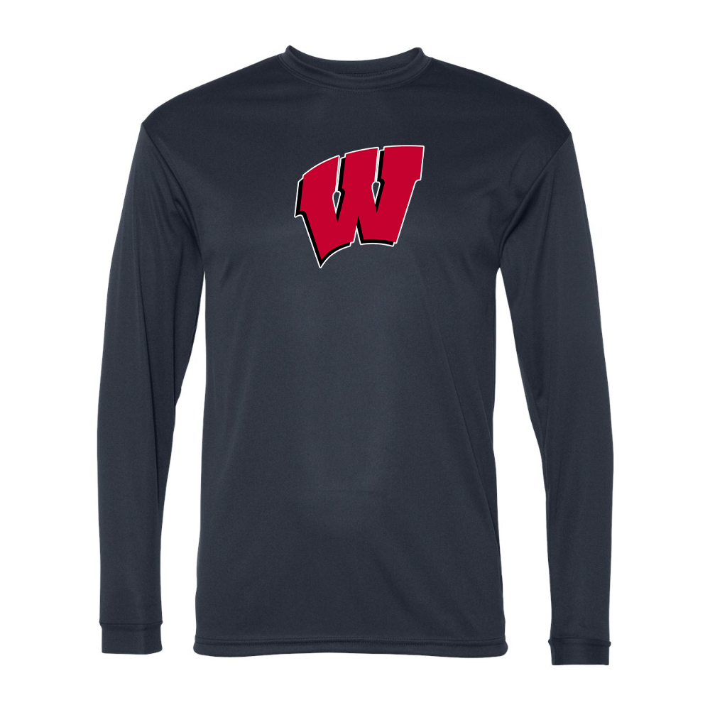 Men's  Wisconsin Badgers Performance Long Sleeve T-Shirt