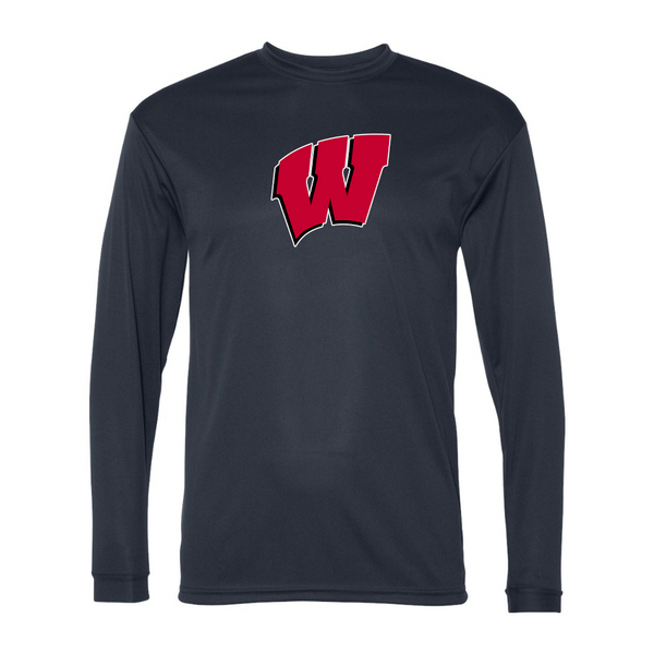 Men's  Wisconsin Badgers Performance Long Sleeve T-Shirt