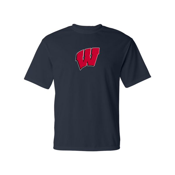 Men's  Wisconsin Badgers Polyester T-Shirt