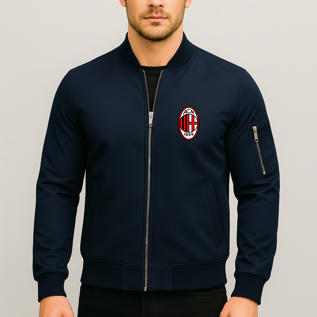 Men’s AC Milan Soccer Lightweight Bomber Jacket
