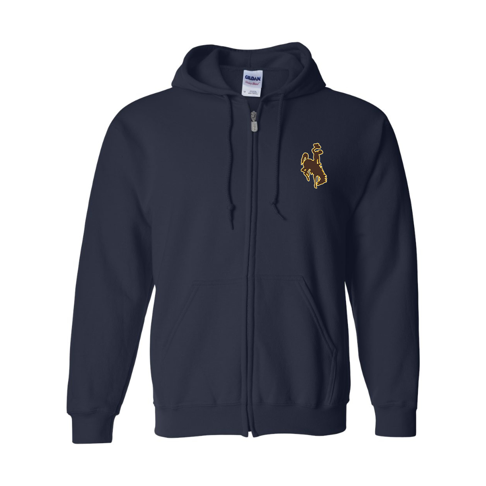 Men's Wyoming Cowboys Zipper Hoodie