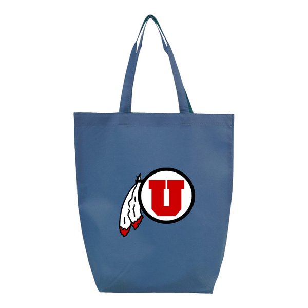 Utah Utes Q-Tees Non-Woven Gusset Bottom Tote