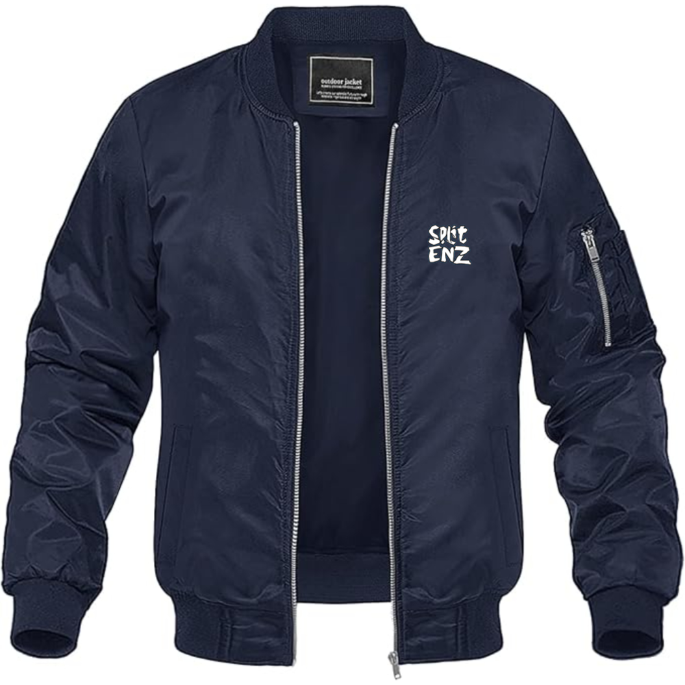 Men's Split Enz Logo Lightweight Bomber Jacket