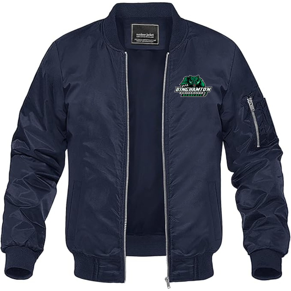 Men's Binghamton Bearcats Lightweight Bomber Jacket