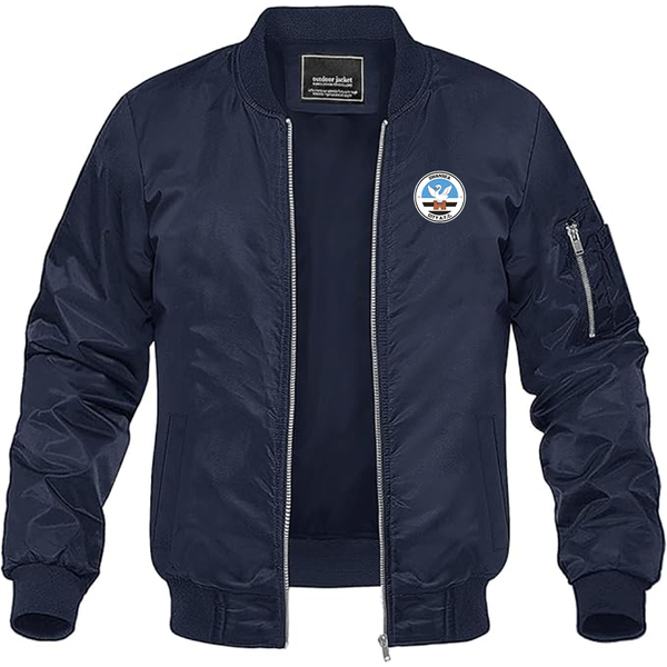 Men's  Swansea City Soccer  Lightweight Bomber Jacket Windbreaker Softshell Varsity Jacket Coat