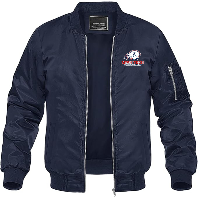 Men's Utah Tech Trailblazers Lightweight Bomber Jacket