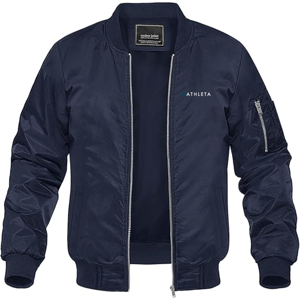 Men's Athleta Logo Lightweight Bomber Jacket