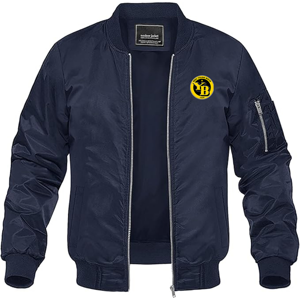Men's  Young Boys Soccer Lightweight Bomber Jacket Windbreaker Softshell Varsity Jacket Coat