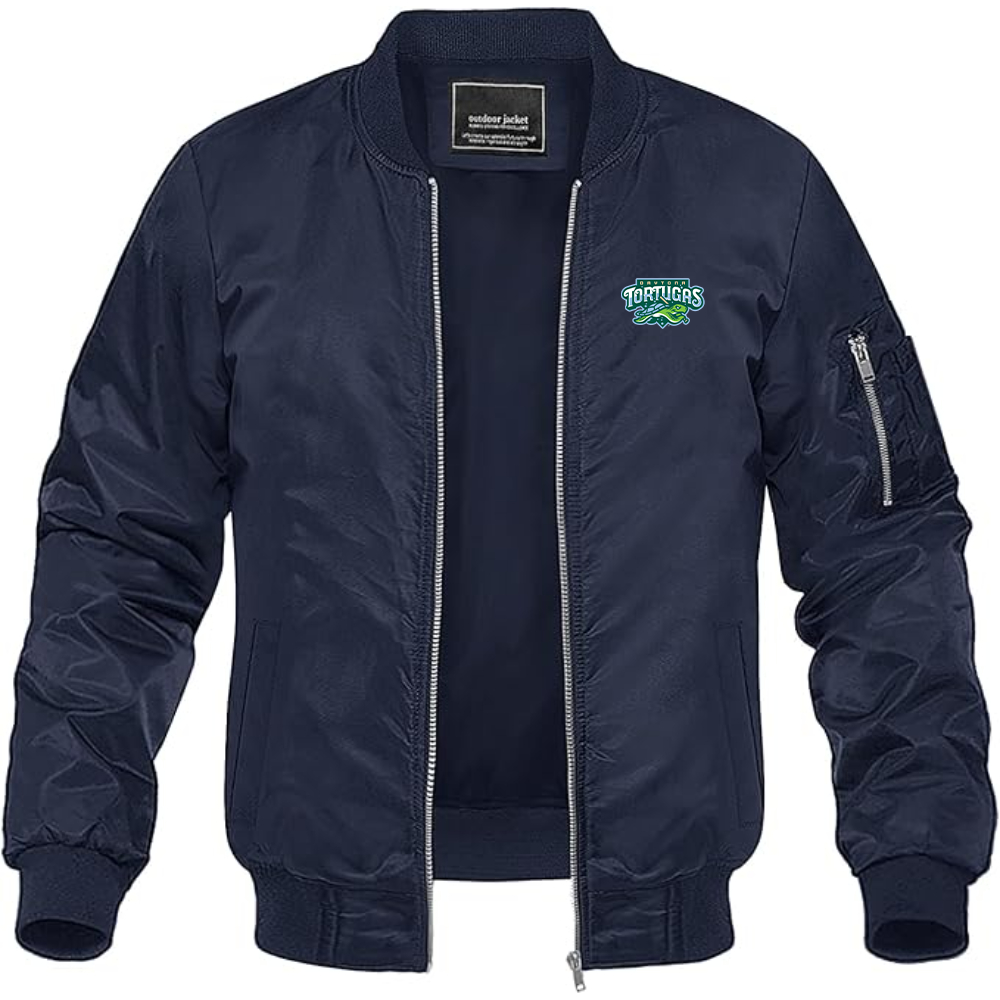 Men's Daytona Tortugas Logo Lightweight Bomber Jacket