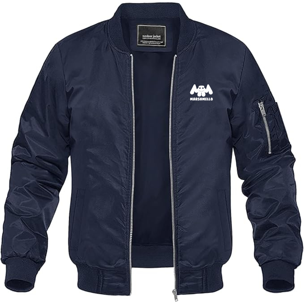 Men's Marshmello Logo Lightweight Bomber Jacket
