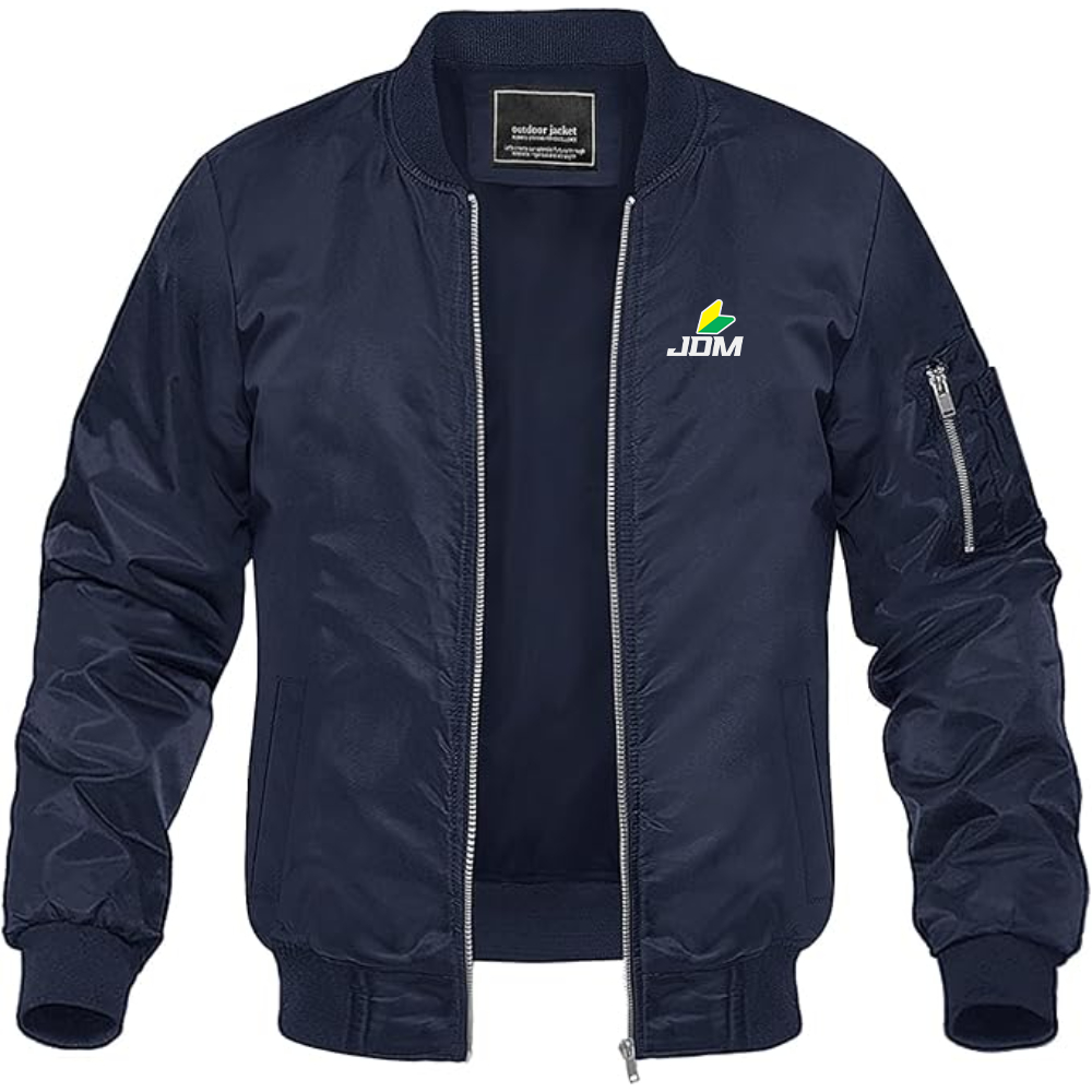 Men's JDM Logo Lightweight Bomber Jacket