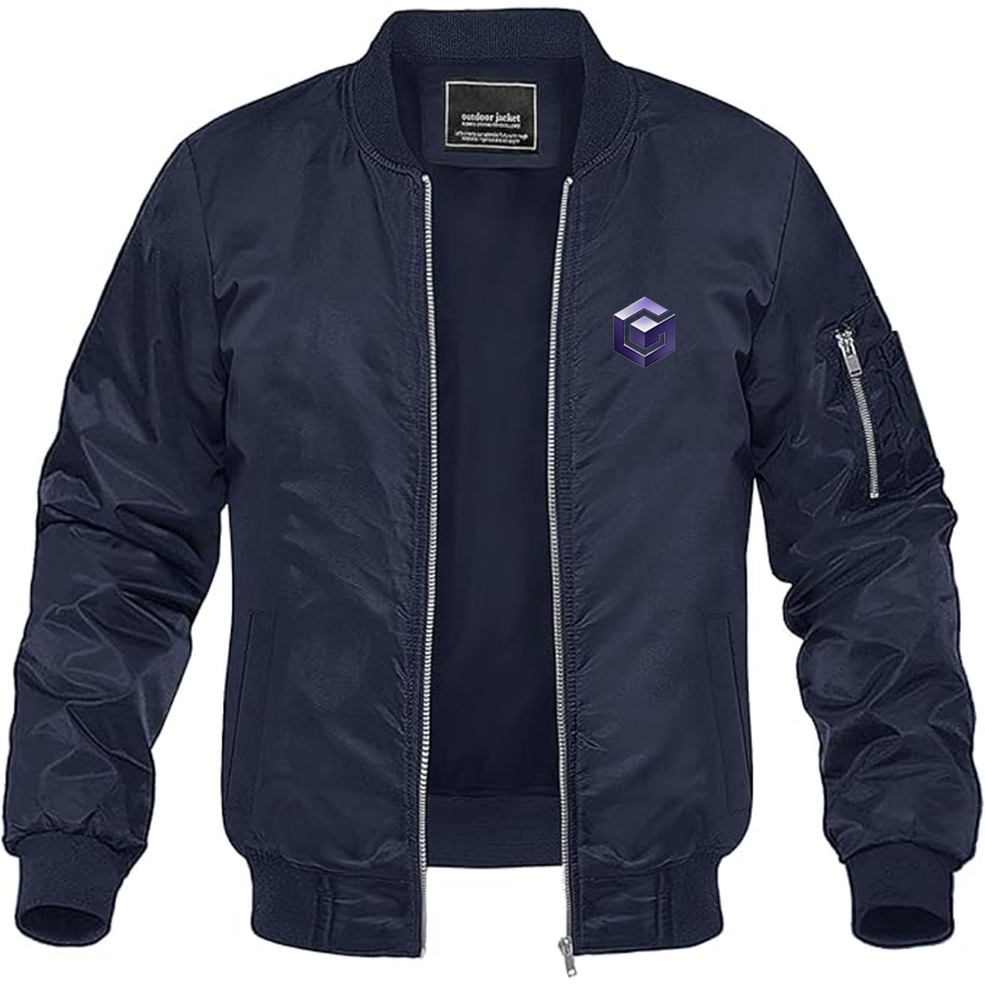 Men's Nintendo GameCube Logo Lightweight Bomber Jacket