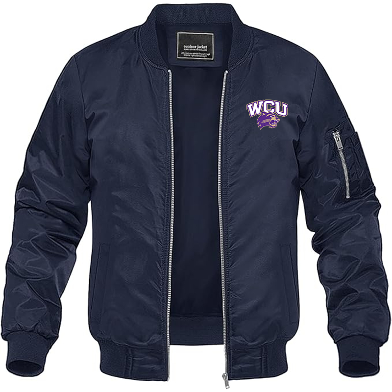 Men's Western Carolina Catamounts Lightweight Bomber Jacket