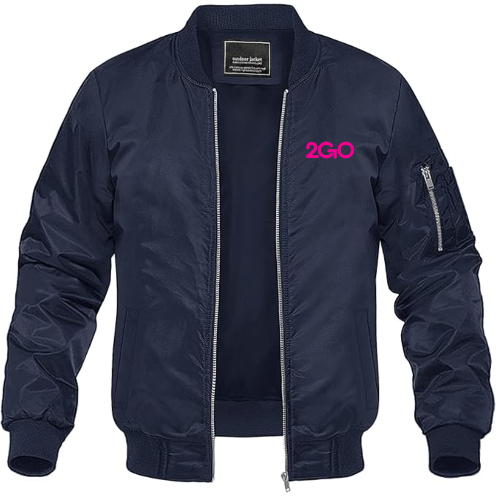 Men's 2GO Logo Lightweight Bomber Jacket