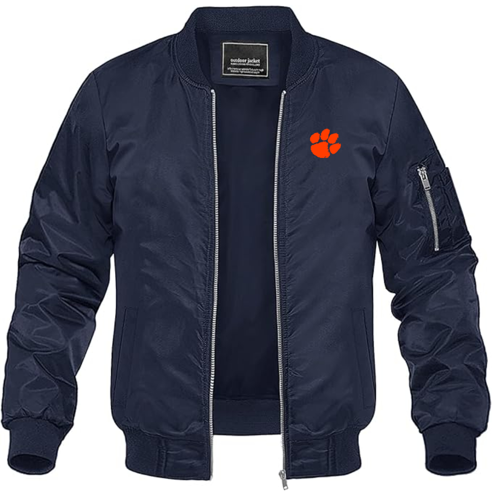 Men's Clemson Tigers Lightweight Bomber Jacket