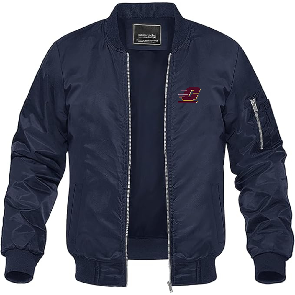 Men's Central Michigan Chippewas Lightweight Bomber Jacket