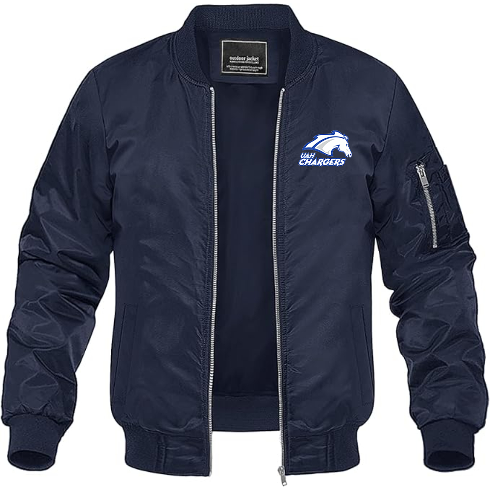 Men's Alabama Huntsville Chargers Lightweight Bomber Jacket