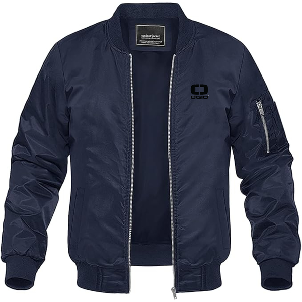 Men's Ogio Vertical  Lightweight Bomber Jacket Windbreaker Softshell Varsity Jacket Coat