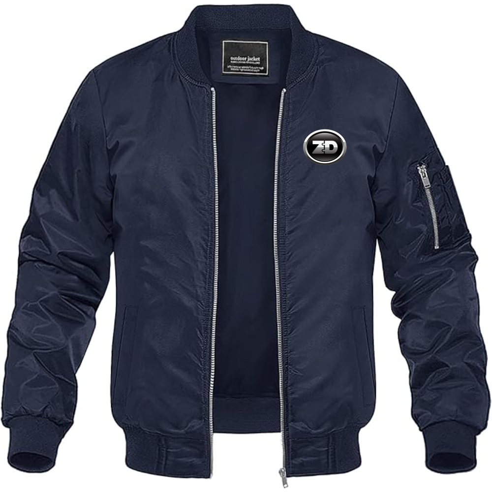 Men's Zhidou Logo Lightweight Bomber Jacket