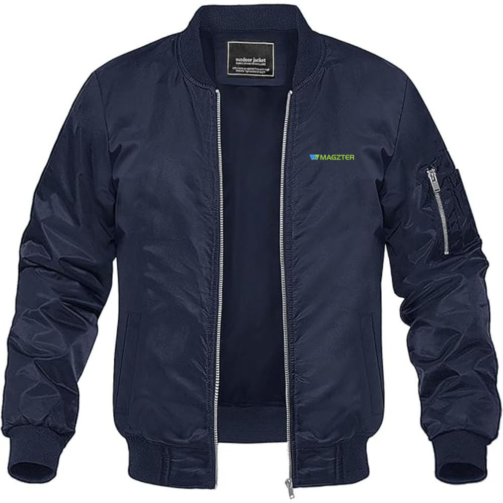 Men's MAGZTER Logo Lightweight Bomber Jacket