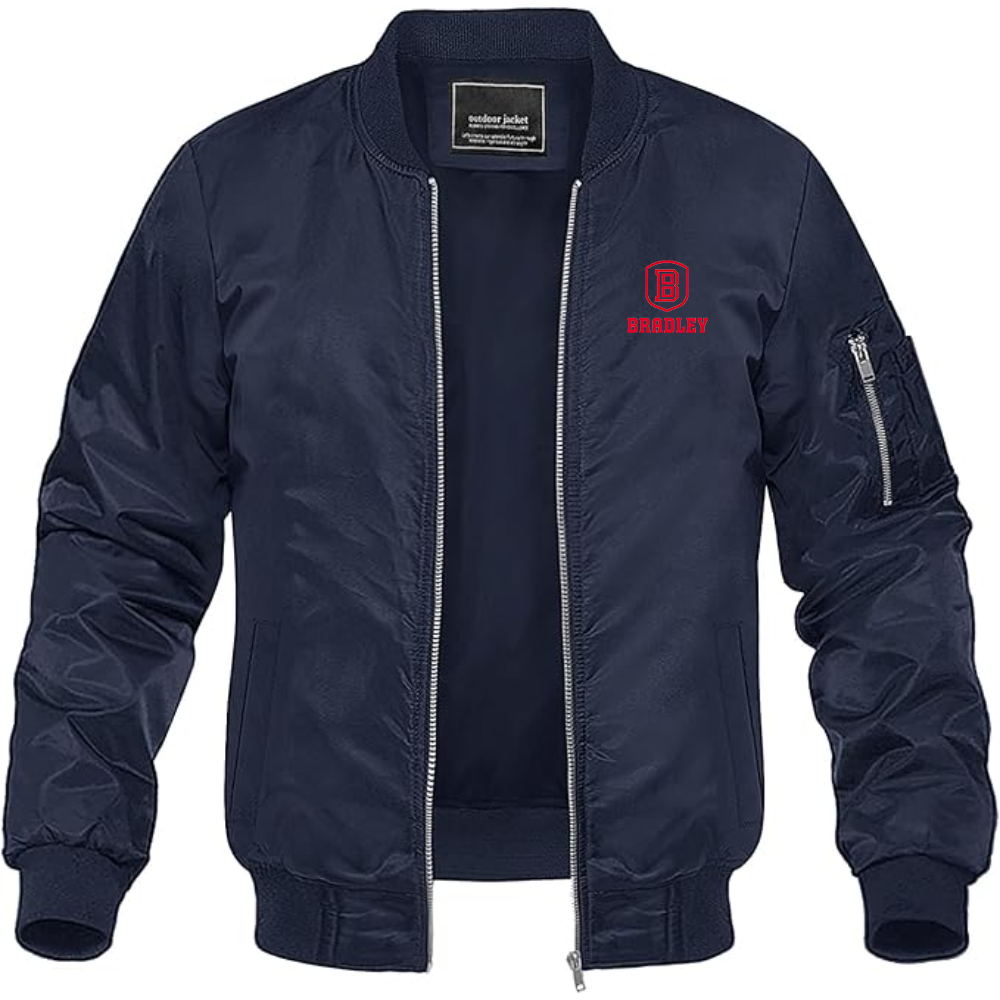 Men's Bradley Braves Lightweight Bomber Jacket