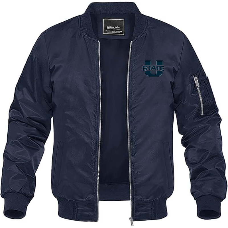 Men's Utah State Aggies Lightweight Bomber Jacket