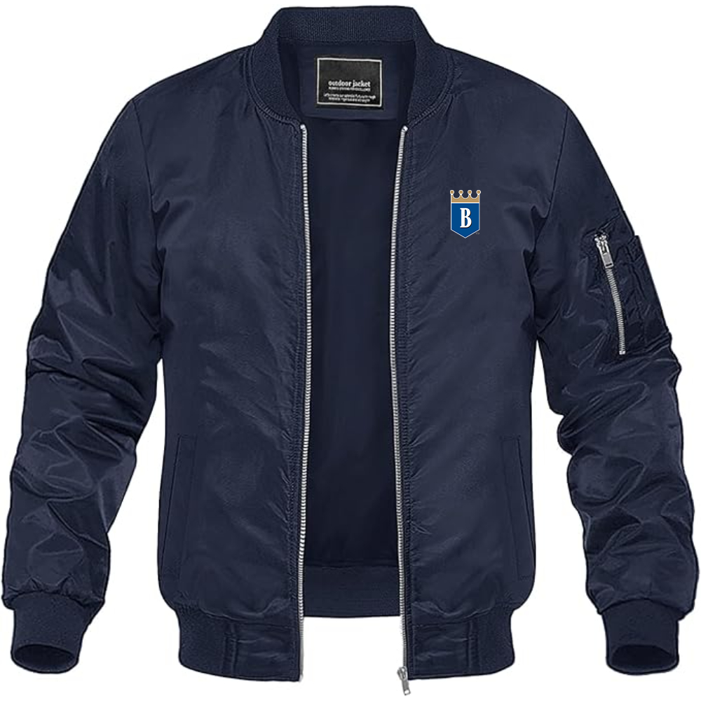 Men's Burlington Royal Logo Lightweight Bomber Jacket