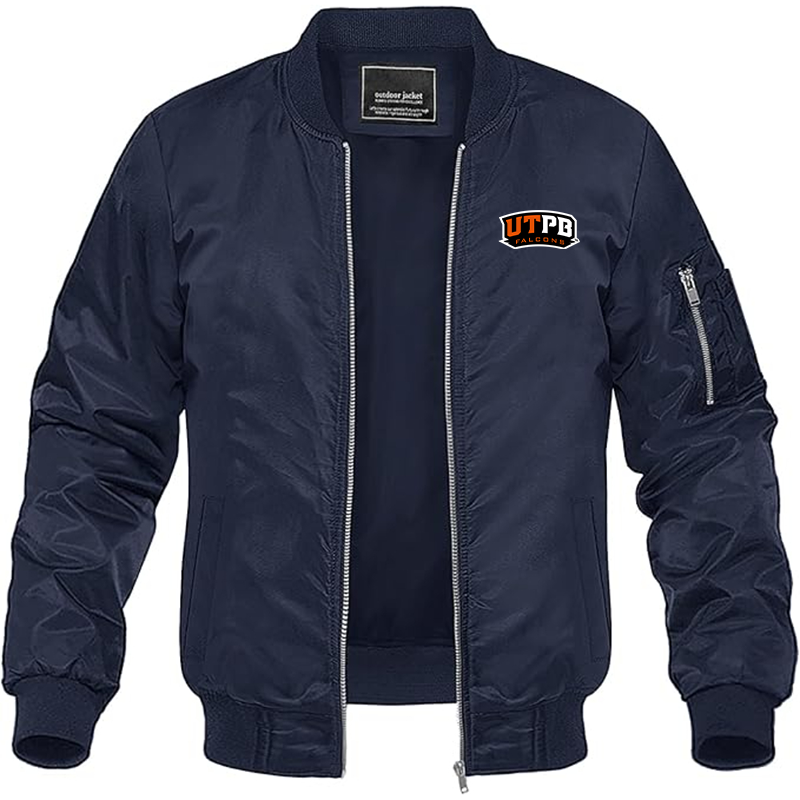 Men' UTRGV Vaqueros Lightweight Bomber Jacket