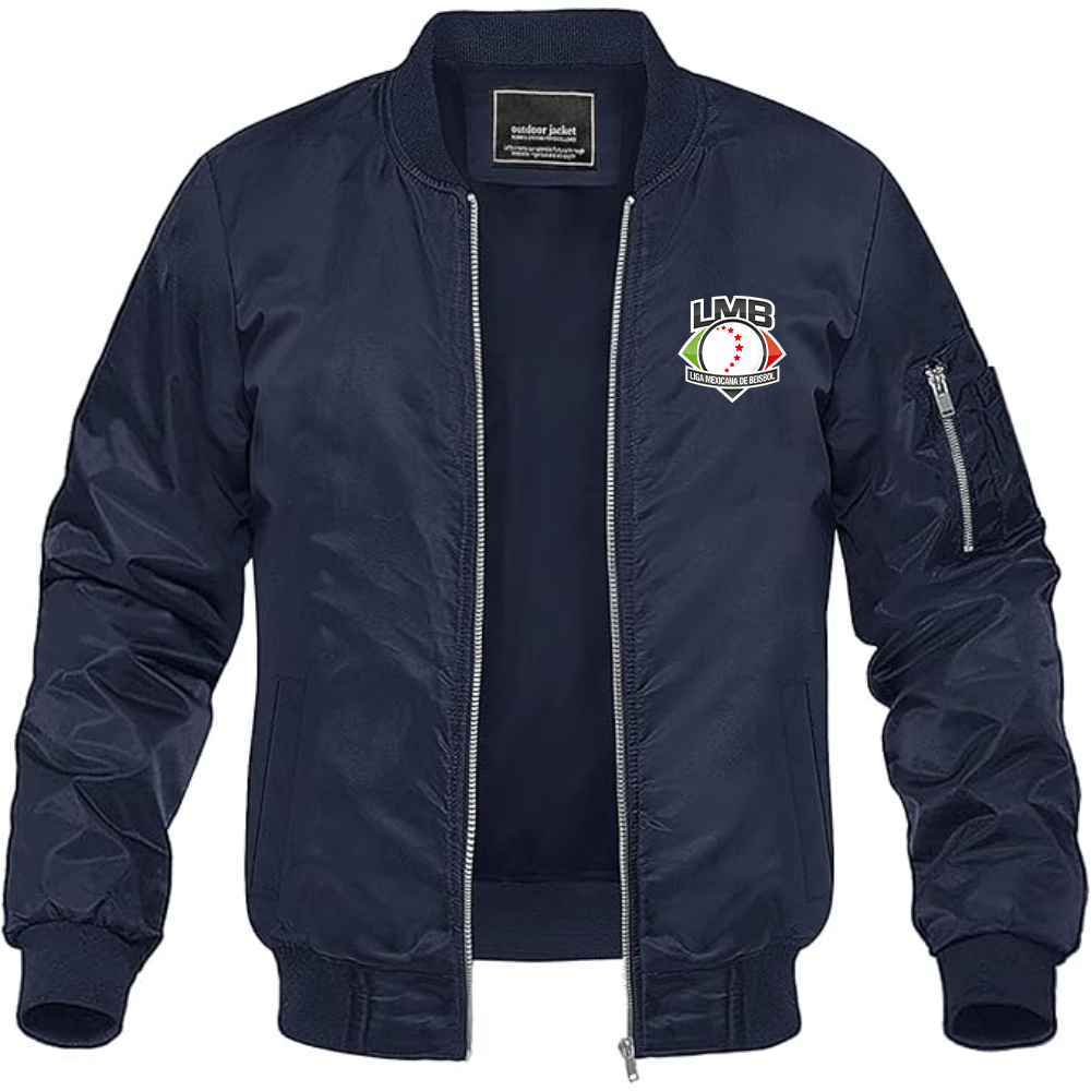 Men's Liga Mexicana de Béisbol Logo Lightweight Bomber Jacket