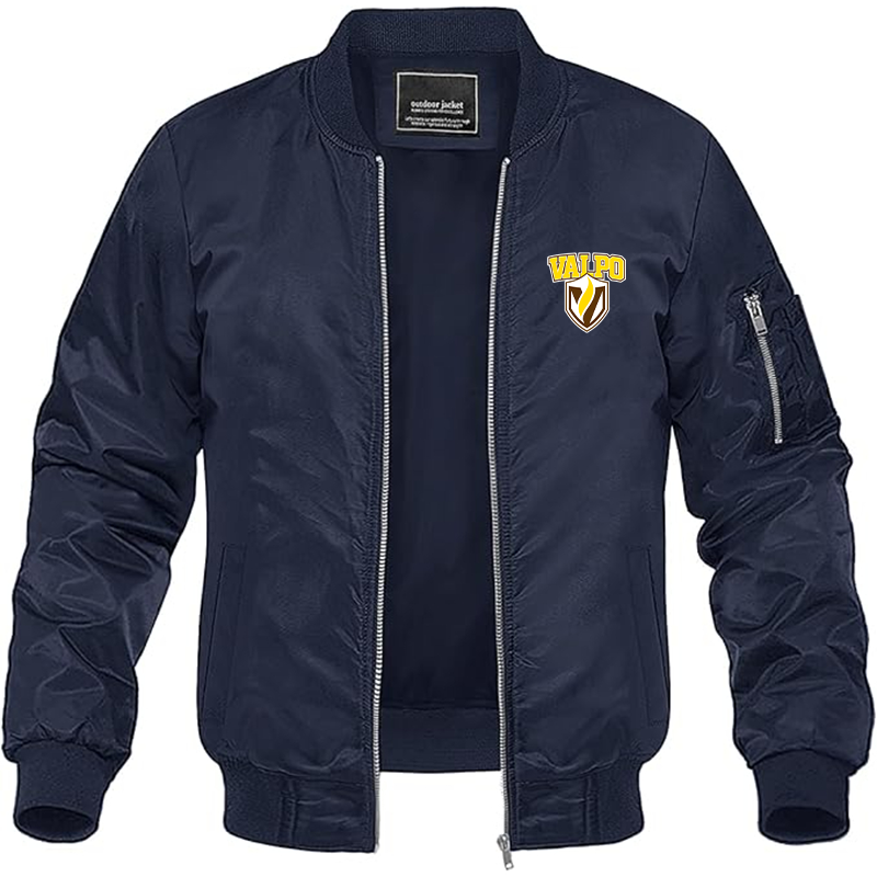 Men's Valparaiso Crusaders Lightweight Bomber Jacket