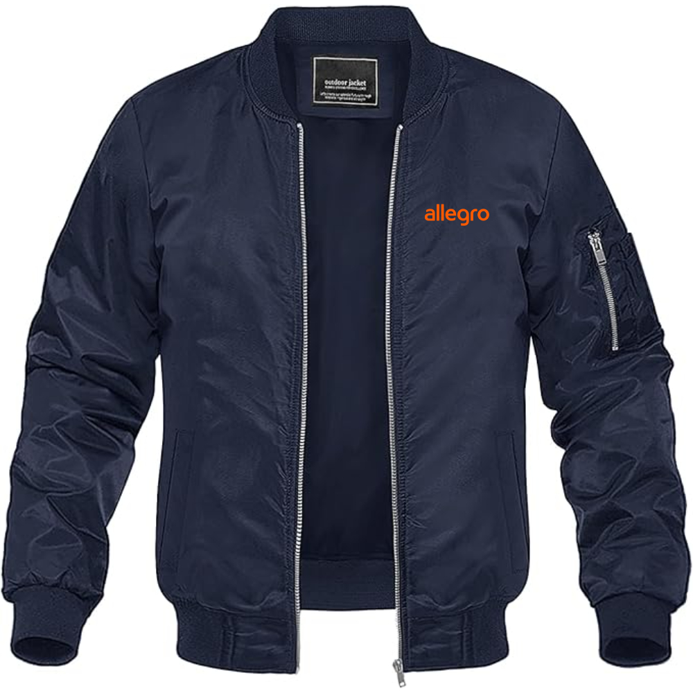 Men's Allegro Logo Lightweight Bomber Jacket