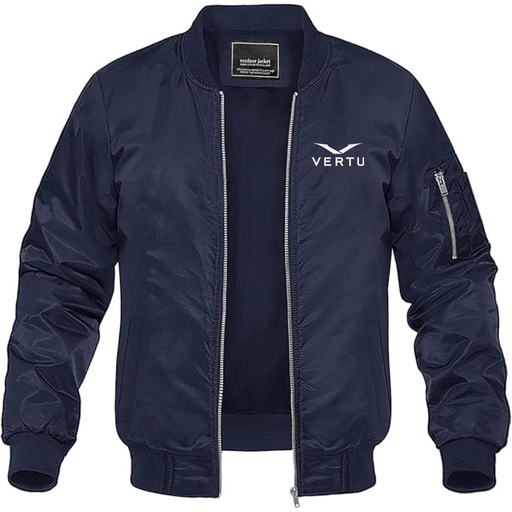 Men's Vertu Logo Lightweight Bomber Jacket