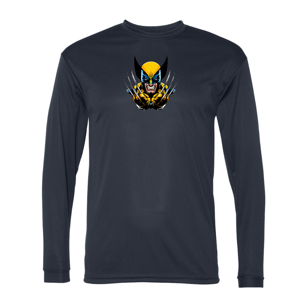 Men's Wolverine 2025 Art   Performance Long Sleeve T-Shirt