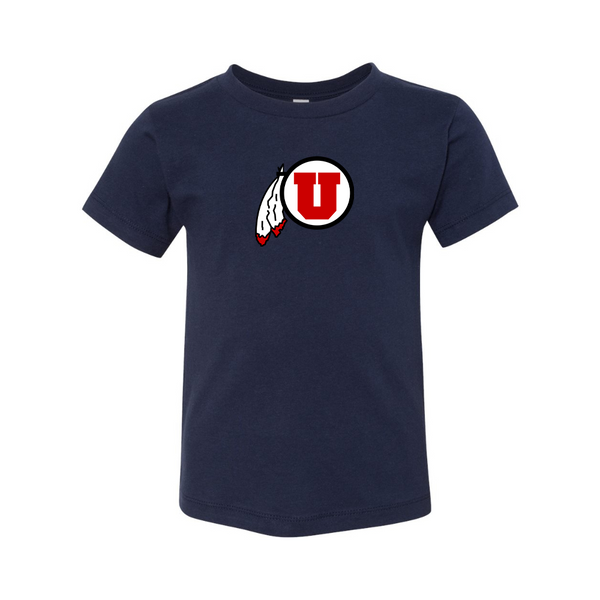 Utah Utes BELLA  CANVAS Toddler Jersey Tee