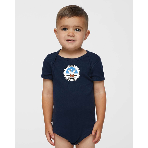 Swansea City Soccer  Rabbit Skins Infant Baby Rib Bodysuit