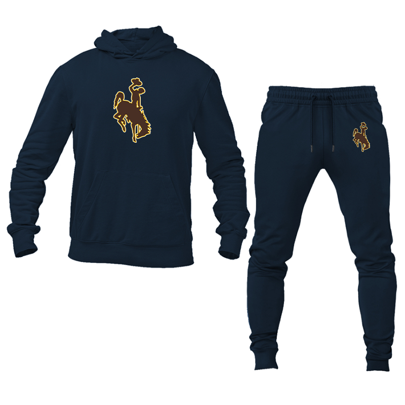 Men's  Wyoming Cowboys Hoodie Joggers Set