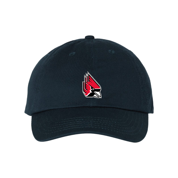 Ball State Cardinals   Valucap Adult Bio-Washed Classic Dad Hat