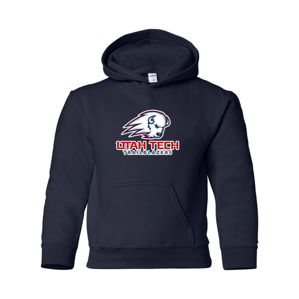 Youth Utah Tech Trailblazers  Gildan Heavy Blend  Hooded Sweatshirt