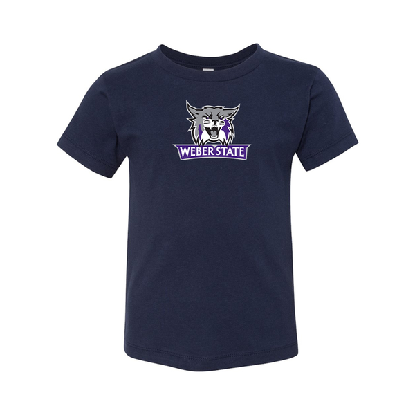 Weber State Wildcats BELLA  CANVAS Toddler Jersey Tee