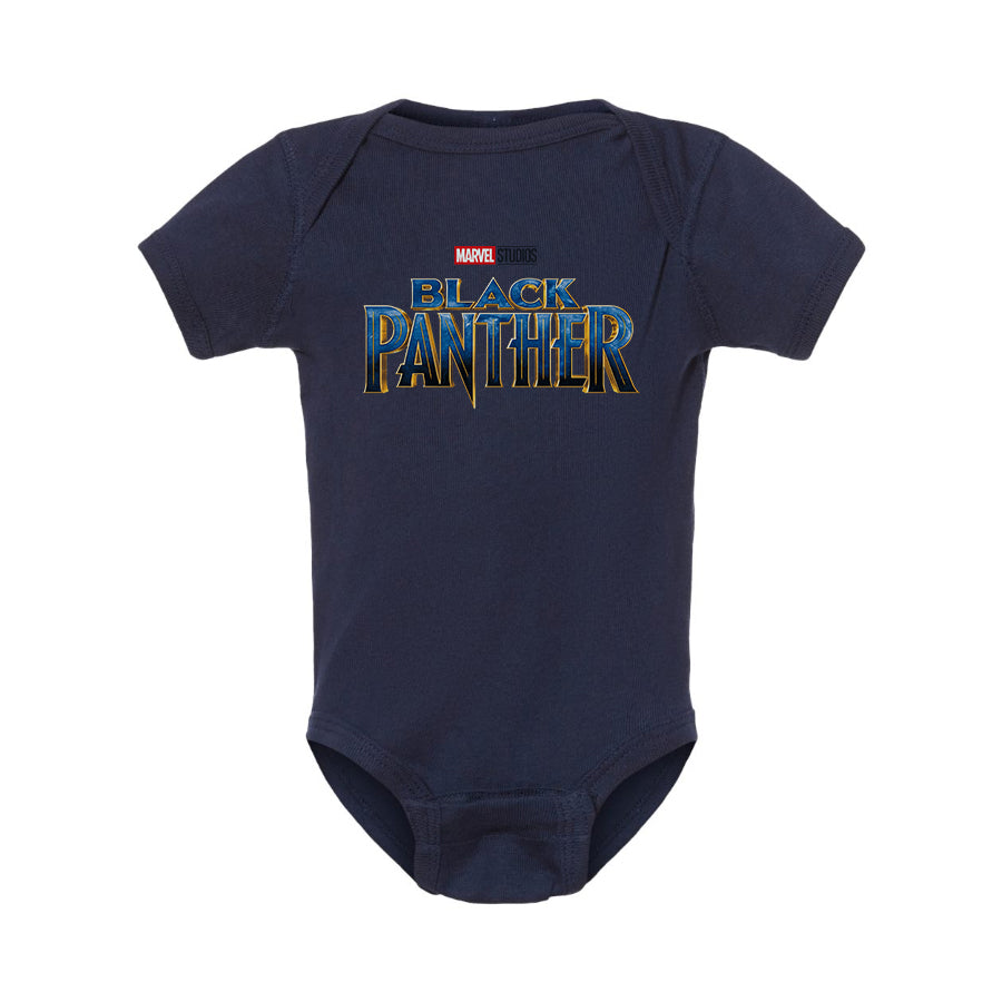 Black Panther Superhero Marvel Studios Baby Romper Onesie
