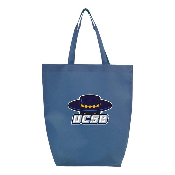 UCSB Gauchos Q-Tees Non-Woven Gusset Bottom Tote