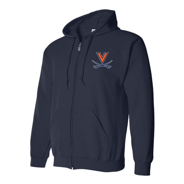 Men's Virginia Cavaliers  Zipper Hoodie