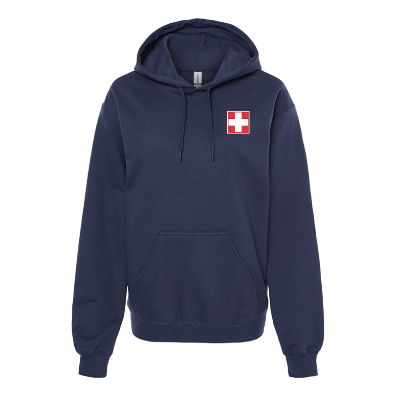 Men's  Switzerland National Football Soccer Team  Pullover Hoodie