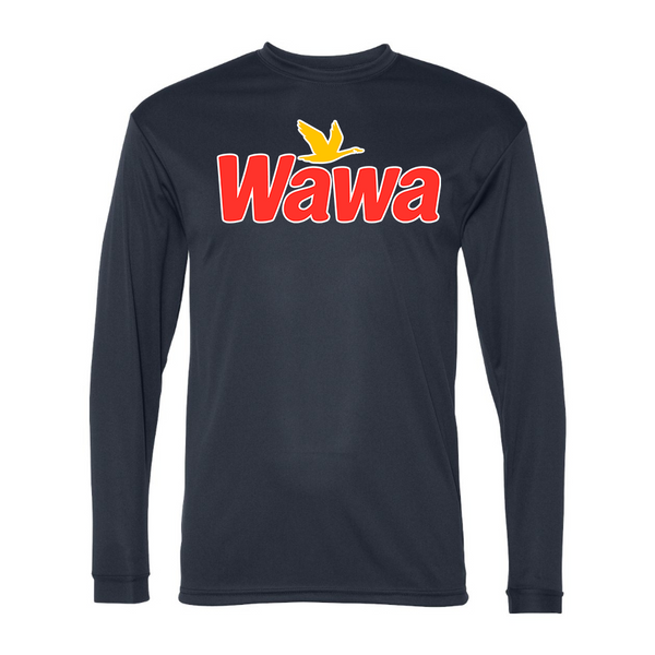 Men's  Wawa Gas Station  Performance Long Sleeve T-Shirt
