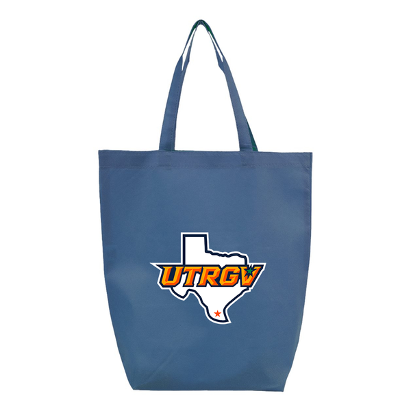 UTRGV Vaqueros Q-Tees Non-Woven Gusset Bottom Tote